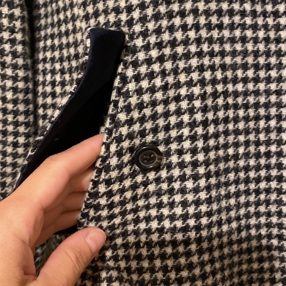 J. Crew Black and White Bomber Jacket - Picture 3 of 10